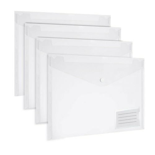 Clear plastic wallets stud - plastic,