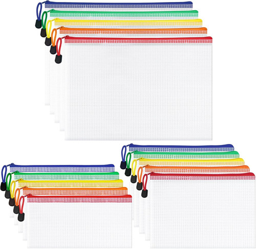 Plastic wallets zip - a4, a5