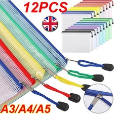 12X A3/A4/A5 Plastic Wallet