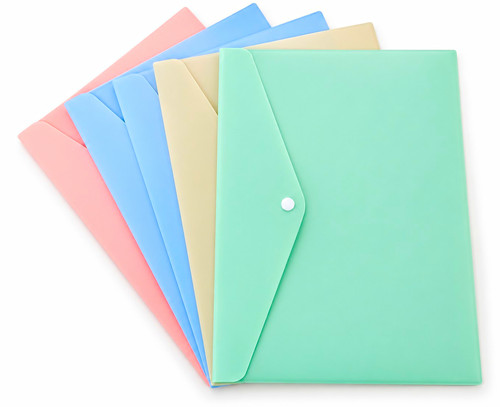 Plastic document wallets 5 - document,