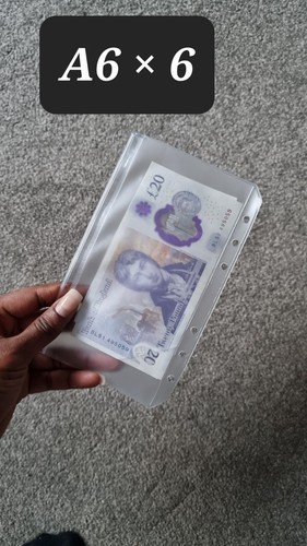 Plastic zip wallets - a6,