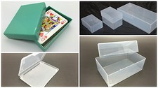 5 x Plastic Boxes Stationery