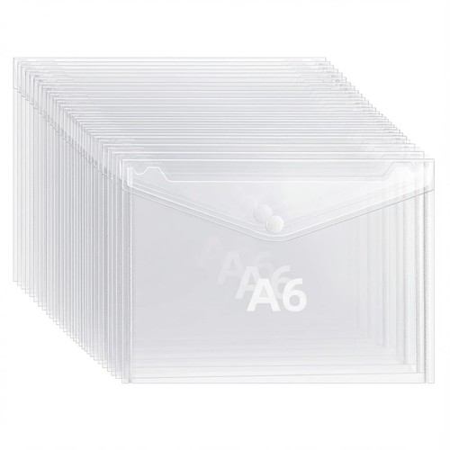 Pcs plastic wallets - 30, a6