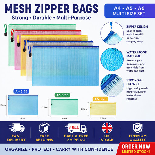 12x plastic wallet - 12x, a3/a4/a5