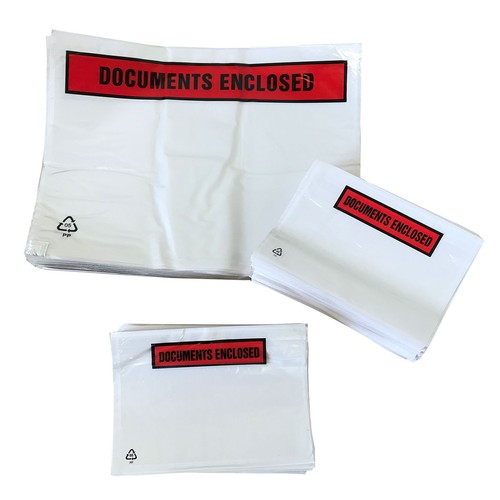 Document enclosed envelopes - enclosed,