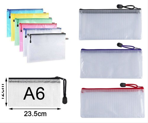 Plastic zip wallet - plastic, file