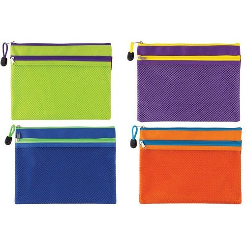 Double pocket mesh wallet - pocket,