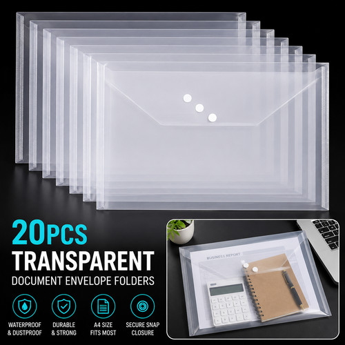 20pcs plastic document - 20pcs,