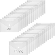 SHUESS 30 Pcs Plastic Wallets