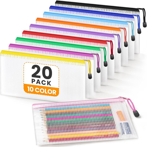 Mesh pencil pouch zipper - pencil,