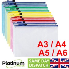 12PCS A3/A4/A5 Plastic Wallet