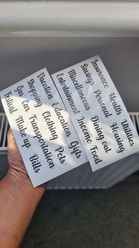 Plastic zip wallet stickers - plastic,