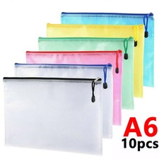 10X A6 PLASTIC WALLET POCKET